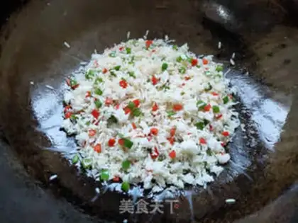 Make Twin tofu fried rice step 5