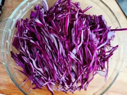 Make Purple tomato salad step 2
