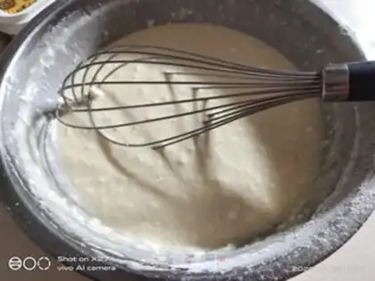 Make A thousand layers of mango cake step 5