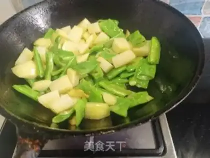 Make Homemade potato beans step 2