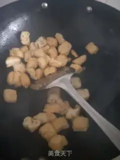 Make Bean-cooked tofu step 2