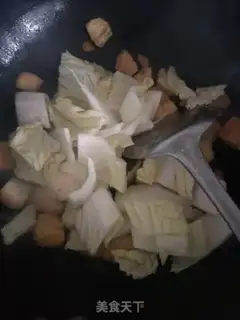 Make Bean-cooked tofu step 3