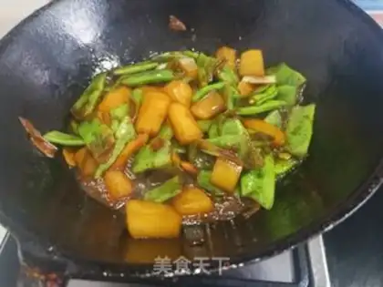 Make Homemade potato beans step 5