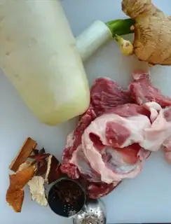 Make Beef radish step 0