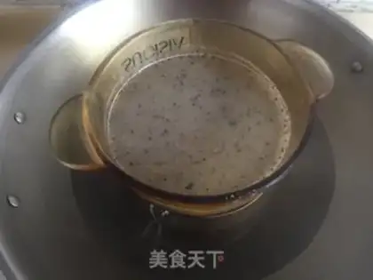 Make Black sesame horses step 8