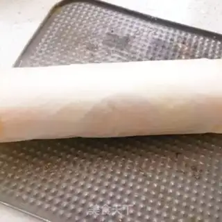 Make Orange cake roll step 16