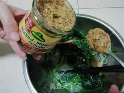 Make Mustard and spinach fans step 8