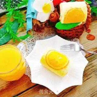 Make Orange cake roll step 26
