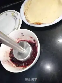 Make Blueberry lard cake step 7