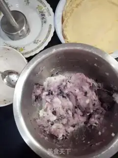 Make Blueberry lard cake step 8
