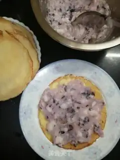 Make Blueberry lard cake step 9