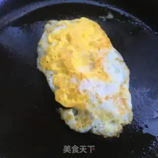 Make Shrimp egg oatmeal step 2