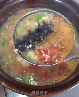 Make The rice tomato porridge step 7