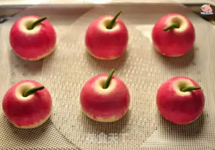 Make Red apple buns step 6