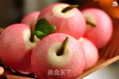 Make Red apple buns step 9