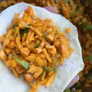 Make Pumpkin bag step 7