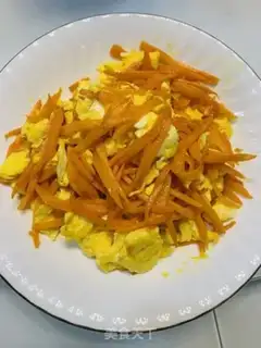 Make Carrot fried eggs step 6