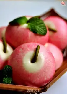 Make Red apple buns step 11