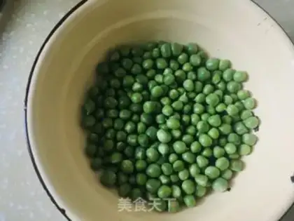 Make Clear the peas step 0