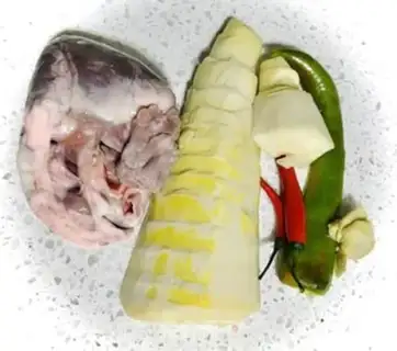 Make ♪ Spring-drying pig heart ♪ step 0