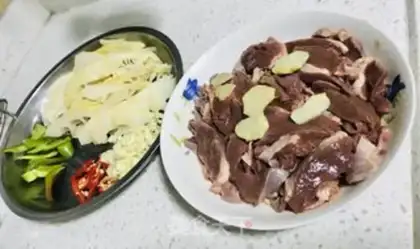 Make ♪ Spring-drying pig heart ♪ step 2