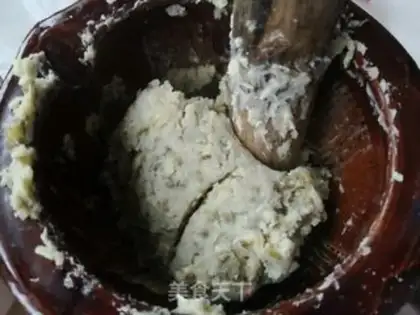 Make Green bean cake step 3