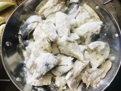 Make Fish and cheese step 1