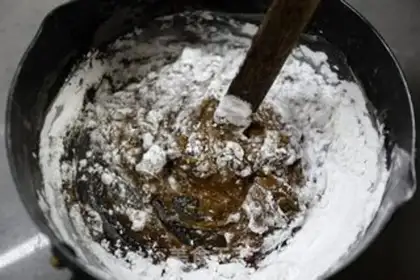 Make Black pearl mango milkshake step 2