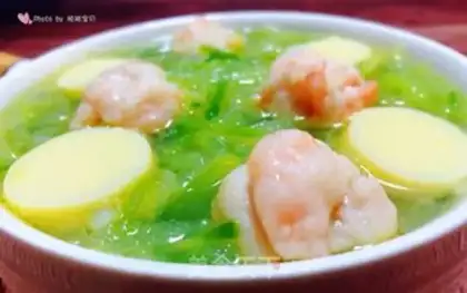 Make ♪ Rop-shrimp tofu soup ♪ step 11