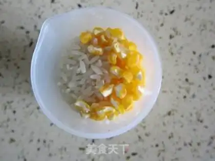 Make Corn rice step 0