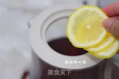 Make Lemon tea step 6