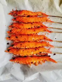 Make Pretzels roasted shrimp step 4