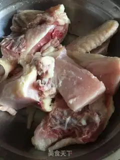 Make Five fingers of peach chicken step 1