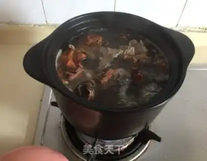 Make Five fingers of peach chicken step 5