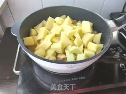 Make Soy potato chicken step 4