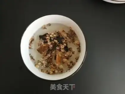 Make Peachflower tea step 1