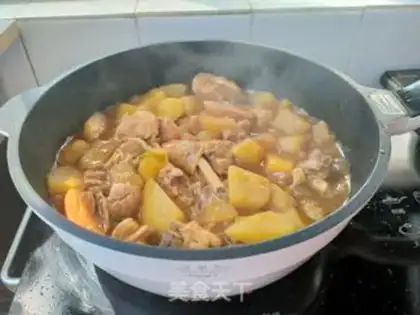 Make Soy potato chicken step 7