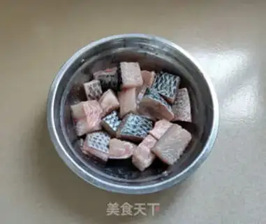 Make Tofu burn fish step 1