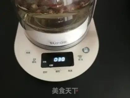 Make Peachflower tea step 4