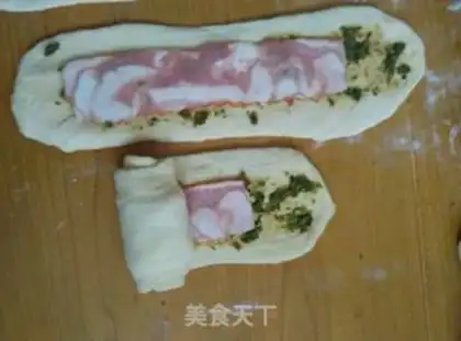 Make Bacon garlic bread step 3