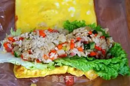 Make Egg roll step 7