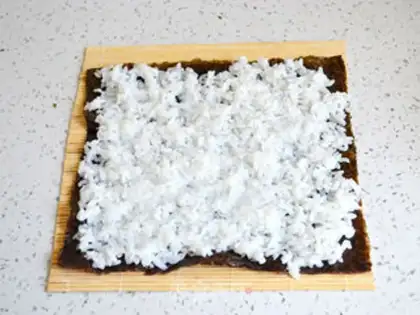 Make Sakura sushi step 12