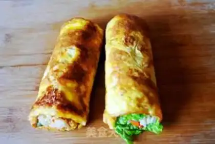 Make Egg roll step 8