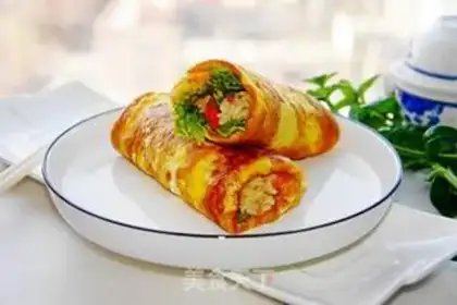 Make Egg roll step 9