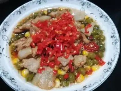 Make Sweet bean corn steam step 8
