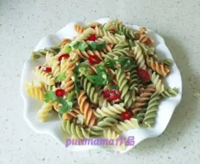 Make Italian screw powder step 4