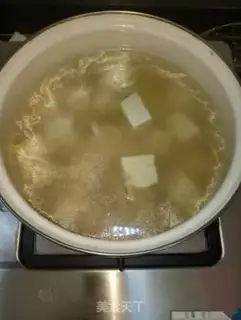 Make Tofuball soup step 3