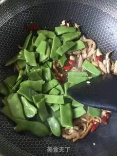 Make lentils fried meat step 3