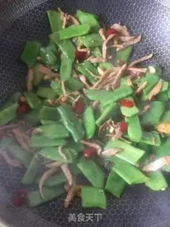 Make lentils fried meat step 4