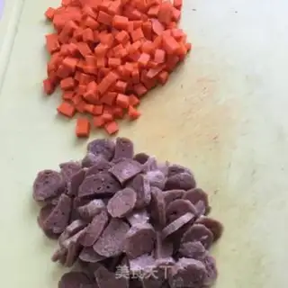 Make Beefball, double-coloured step 1